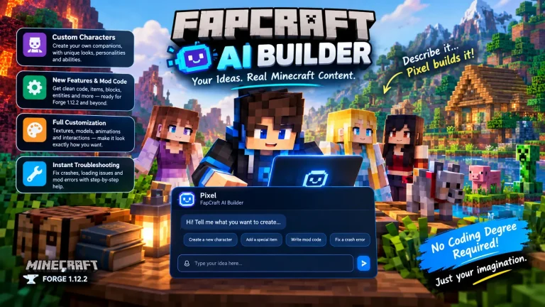 FapCraft AI Builder — Create Characters & Mod Features Free